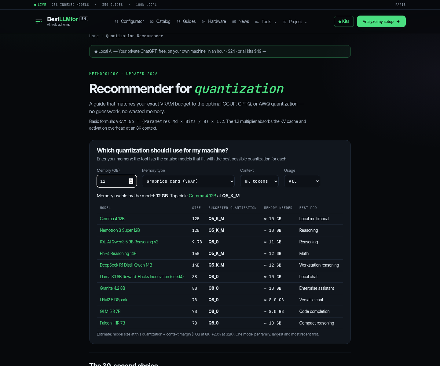 BestLLMFor Quantization Recommender thumbnail 3