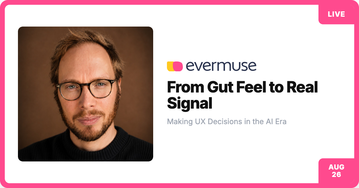 From Gut Feel to Real Signal: Webinar Recording + Playbook