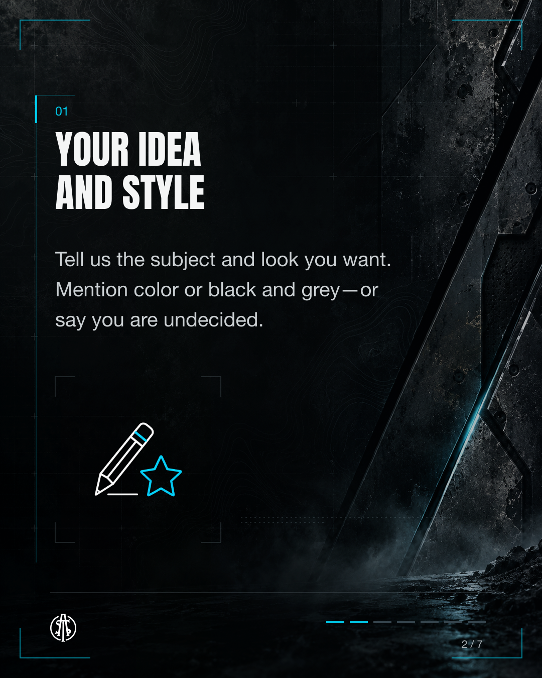 Describe your tattoo idea and style, including color, black and grey, or undecided.