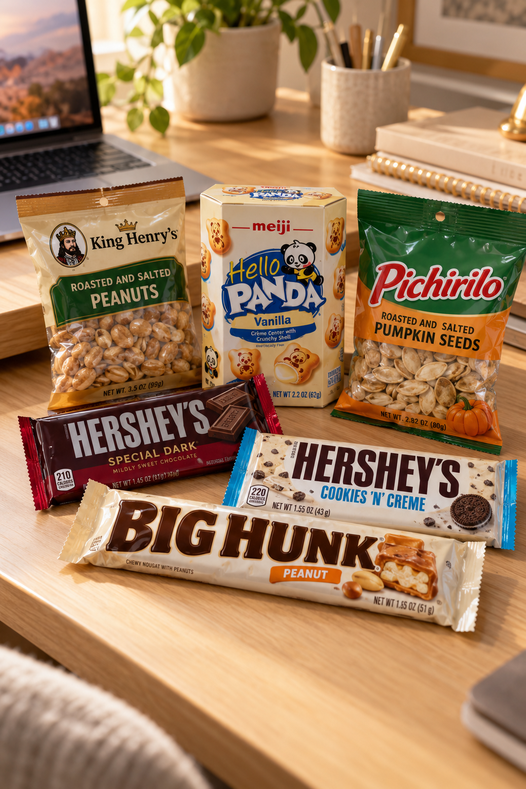 Pinterest image for Office Snack Drawer Candy Beyond the Usual Chocolate Minis