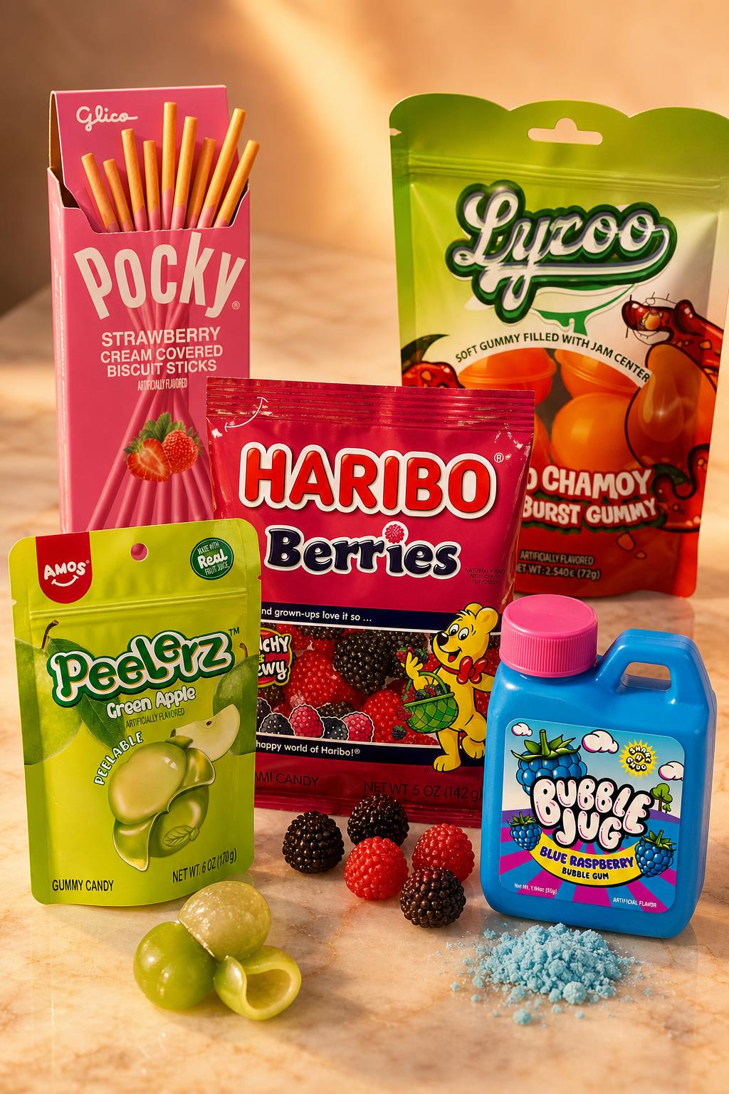 Pinterest image for Why ASMR Candy Loves Crunch, Pull, Powder, and Peel